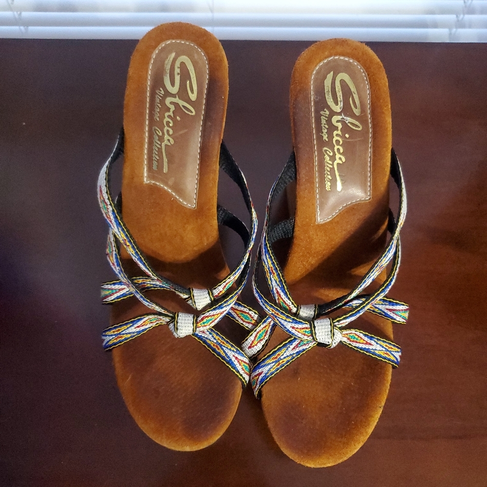 Sbicca VINTAGE COLLECTION Multicolor Wedge Heels